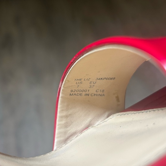 Katy Perry Collections Red Women's Heels Size: 7 - Picture 5 of 10